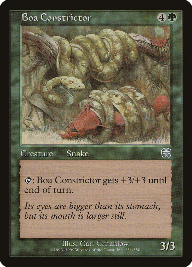 Boa Constrictor [Mercadian Masques] | GrognardGamesBatavia