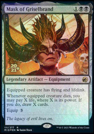 Mask of Griselbrand [Innistrad: Midnight Hunt Prerelease Promos] | GrognardGamesBatavia