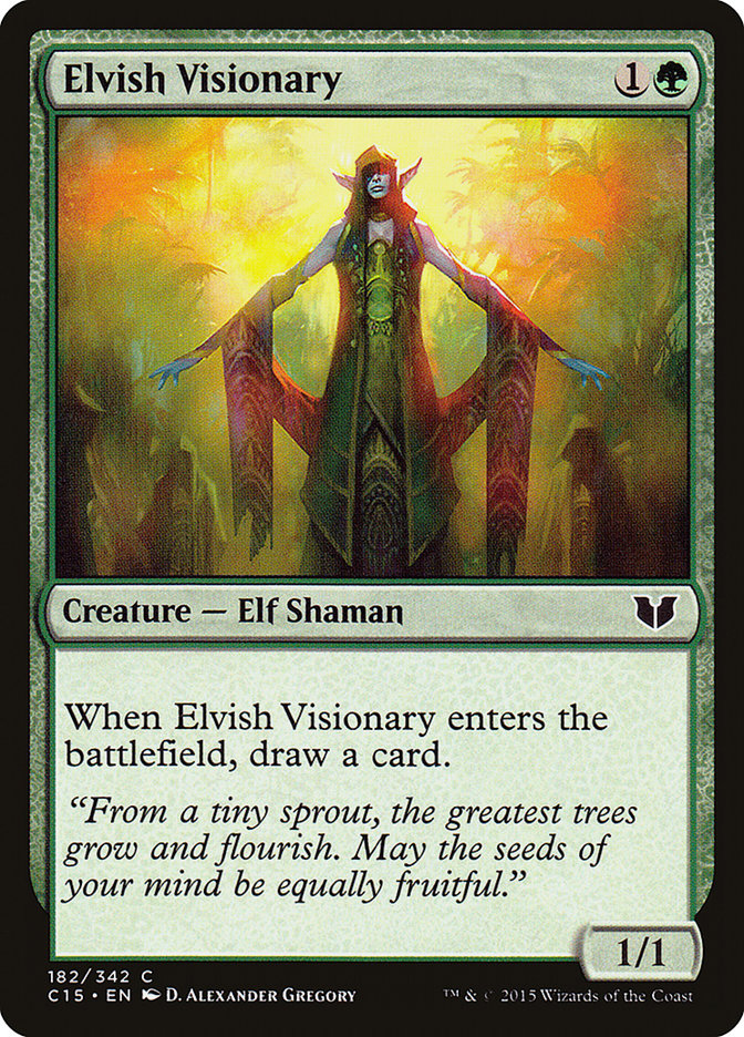 Elvish Visionary [Commander 2015] | GrognardGamesBatavia