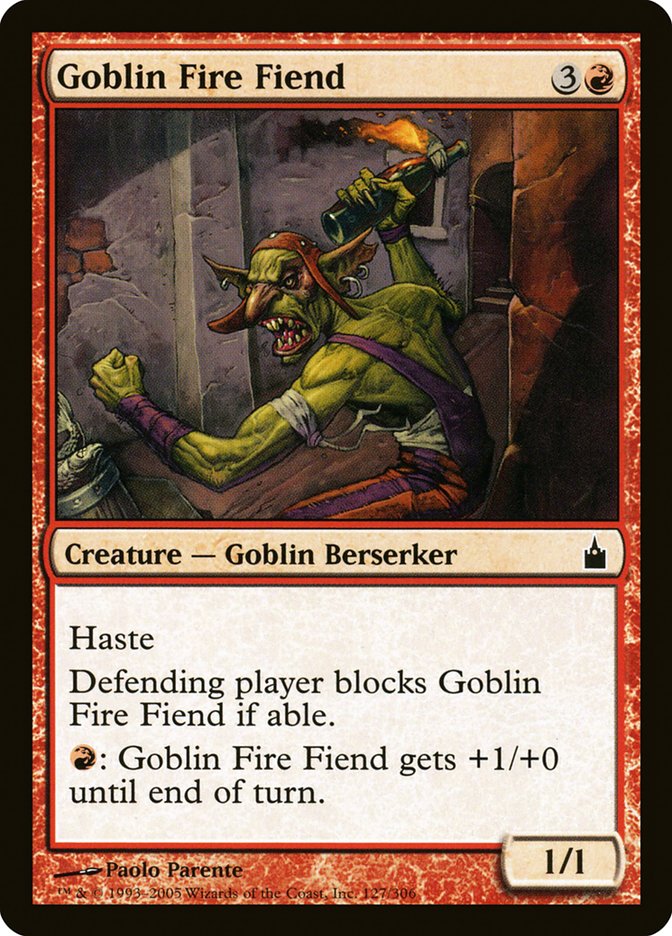 Goblin Fire Fiend [Ravnica: City of Guilds] | GrognardGamesBatavia