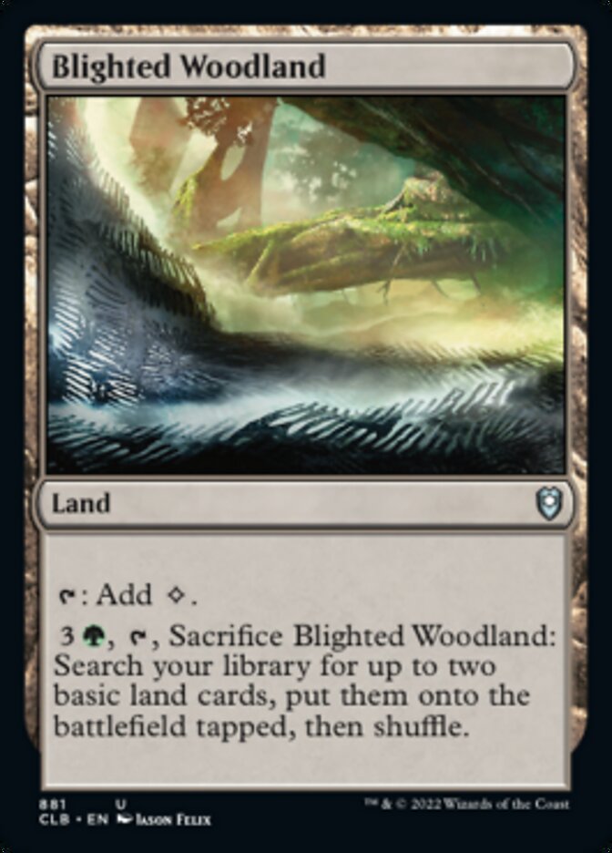 Blighted Woodland [Commander Legends: Battle for Baldur's Gate] | GrognardGamesBatavia