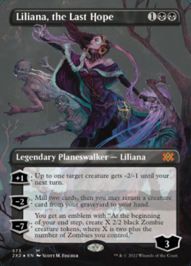 Liliana, the Last Hope (Textured Foil) [Double Masters 2022] | GrognardGamesBatavia