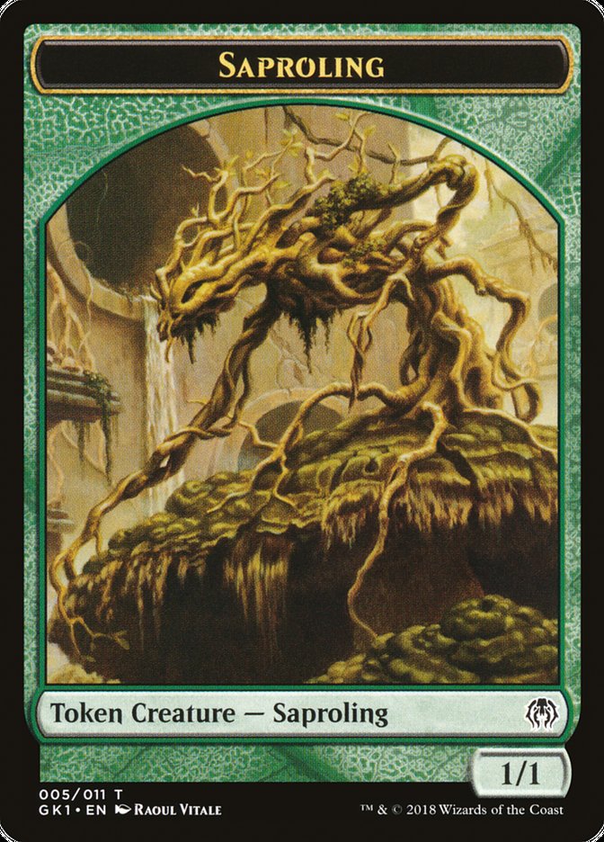 Saproling // Insect Double-Sided Token [Guilds of Ravnica Guild Kit Tokens] | GrognardGamesBatavia