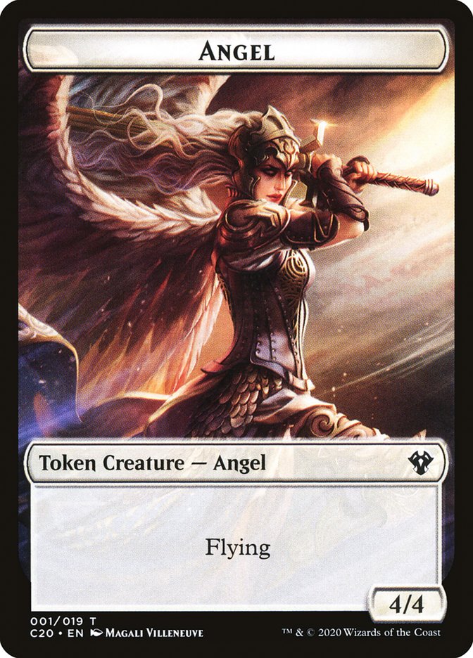 Angel Token [Commander 2020 Tokens] | GrognardGamesBatavia