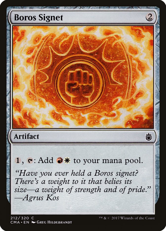 Boros Signet [Commander Anthology] | GrognardGamesBatavia