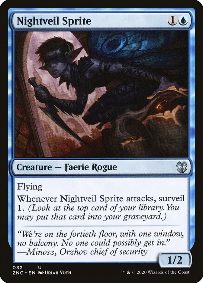 Nightveil Sprite [Zendikar Rising Commander] | GrognardGamesBatavia