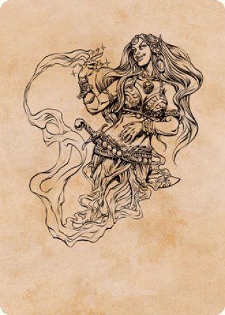 Djinni Windseer (Showcase) Art Card [Dungeons & Dragons: Adventures in the Forgotten Realms Art Series] | GrognardGamesBatavia