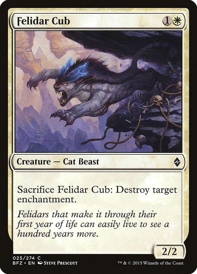 Felidar Cub [Battle for Zendikar] | GrognardGamesBatavia