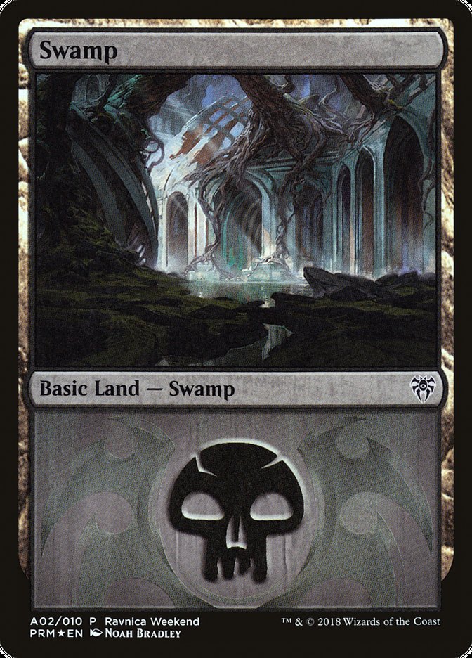 Swamp (A02) [Ravnica Allegiance Ravnica Weekend] | GrognardGamesBatavia