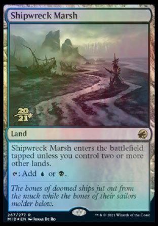 Shipwreck Marsh [Innistrad: Midnight Hunt Prerelease Promos] | GrognardGamesBatavia