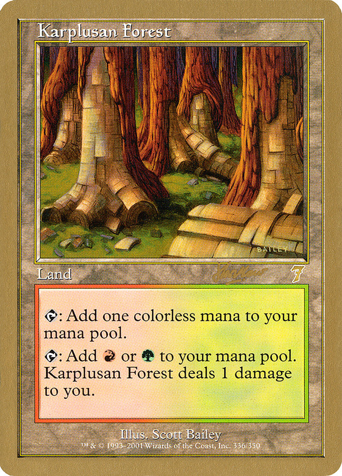 Karplusan Forest (Sim Han How) [World Championship Decks 2002] | GrognardGamesBatavia