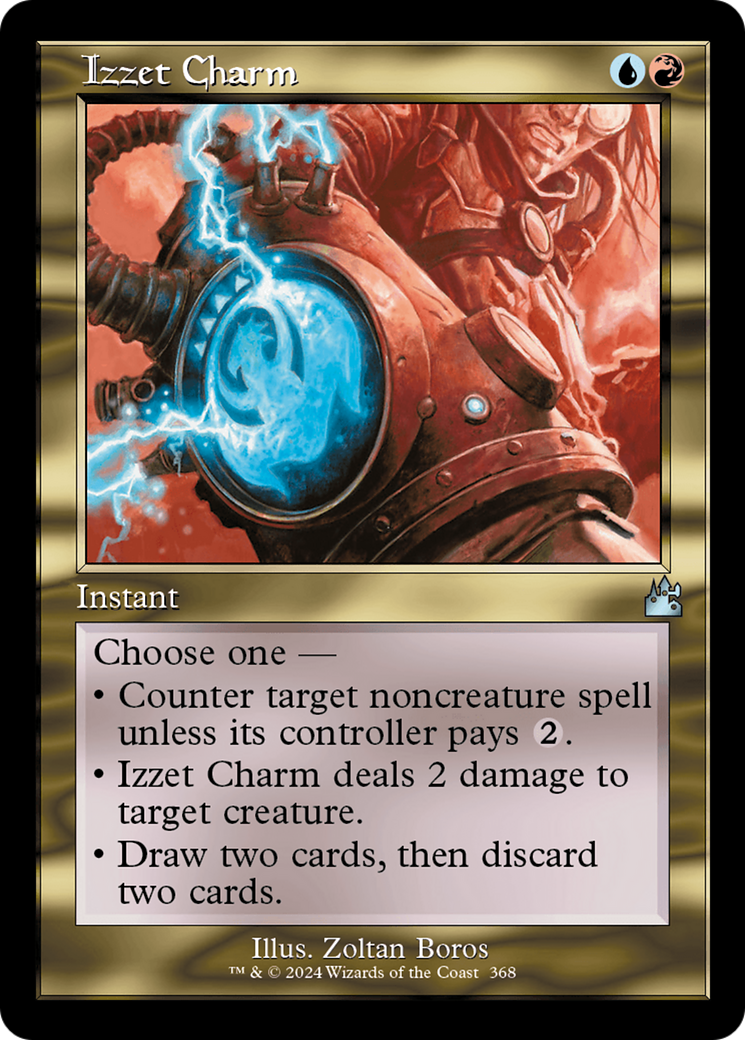 Izzet Charm (Retro Frame) [Ravnica Remastered] | GrognardGamesBatavia