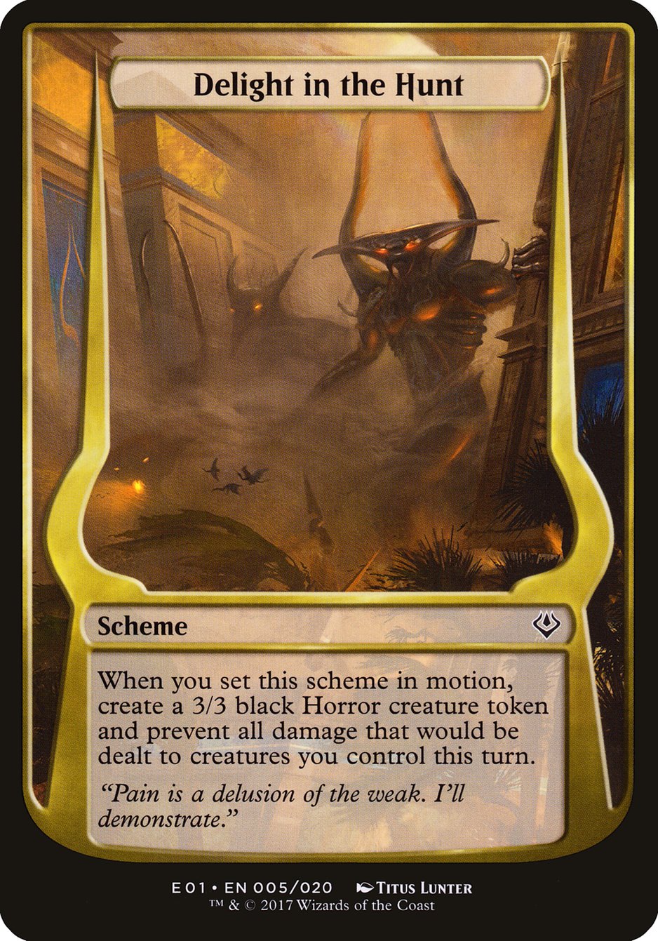 Delight in the Hunt (Schemes) [Archenemy: Nicol Bolas Schemes] | GrognardGamesBatavia