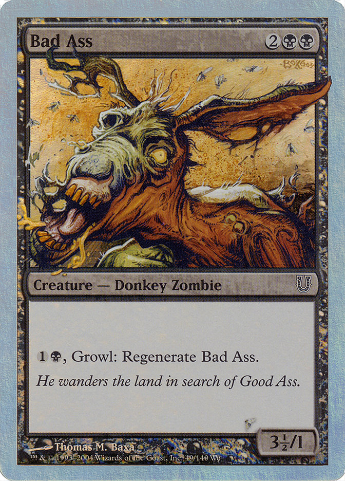 Bad Ass (Alternate Foil) [Unhinged] | GrognardGamesBatavia