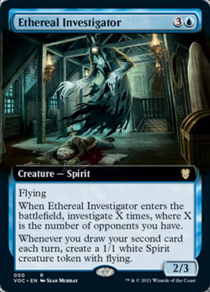 Ethereal Investigator (Extended Art) [Innistrad: Crimson Vow Commander] | GrognardGamesBatavia