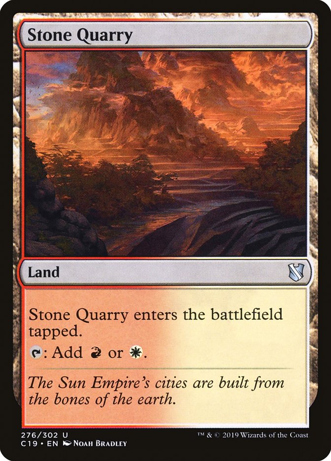 Stone Quarry [Commander 2019] | GrognardGamesBatavia