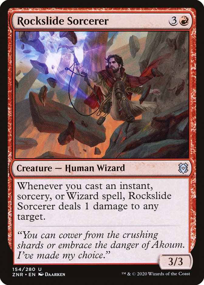 Rockslide Sorcerer [Zendikar Rising] | GrognardGamesBatavia