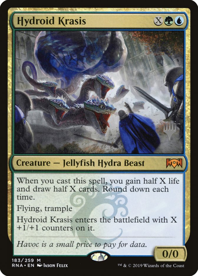 Hydroid Krasis (Promo Pack) [Ravnica Allegiance Promos] | GrognardGamesBatavia