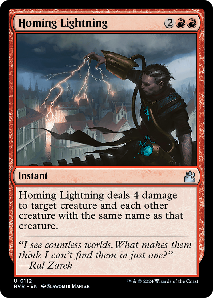 Homing Lightning [Ravnica Remastered] | GrognardGamesBatavia