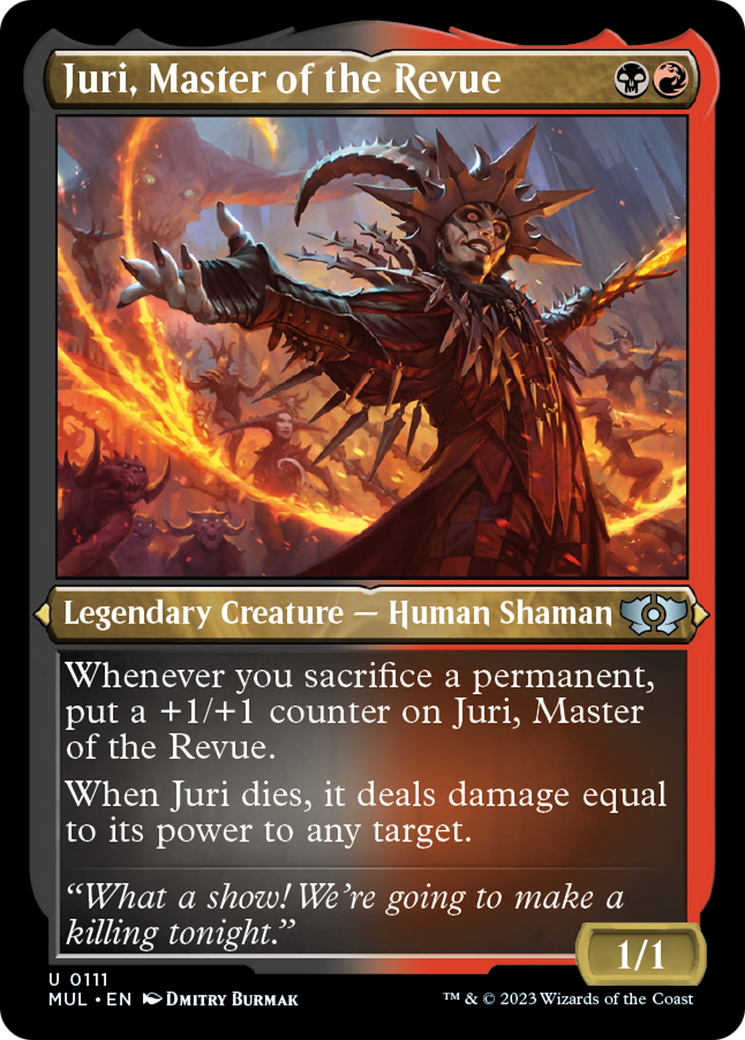 Juri, Master of the Revue (Foil Etched) [Multiverse Legends] | GrognardGamesBatavia