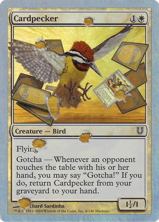 Cardpecker (Alternate Foil) [Unhinged] | GrognardGamesBatavia