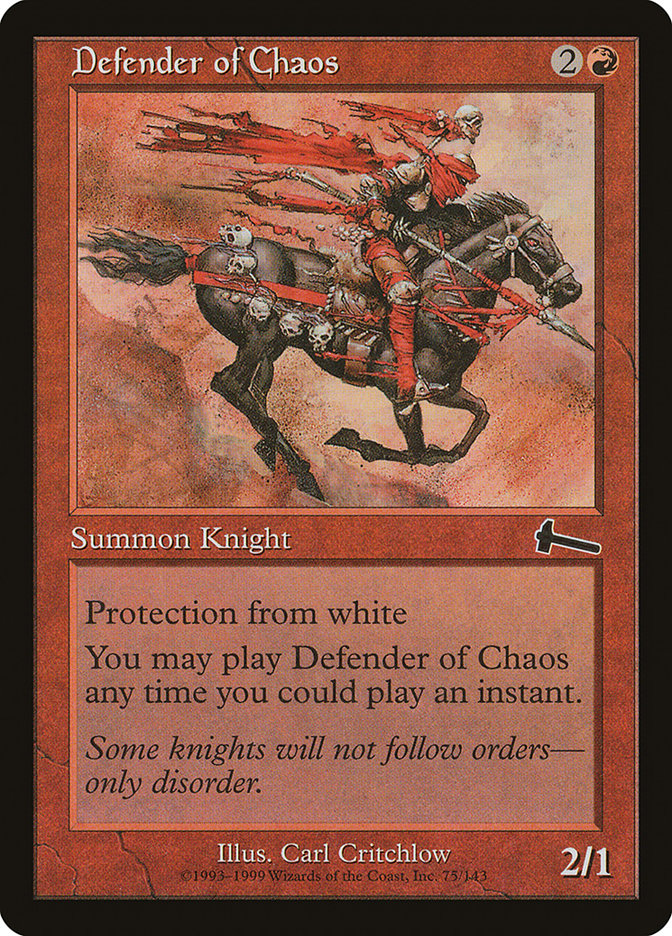 Defender of Chaos [Urza's Legacy] | GrognardGamesBatavia