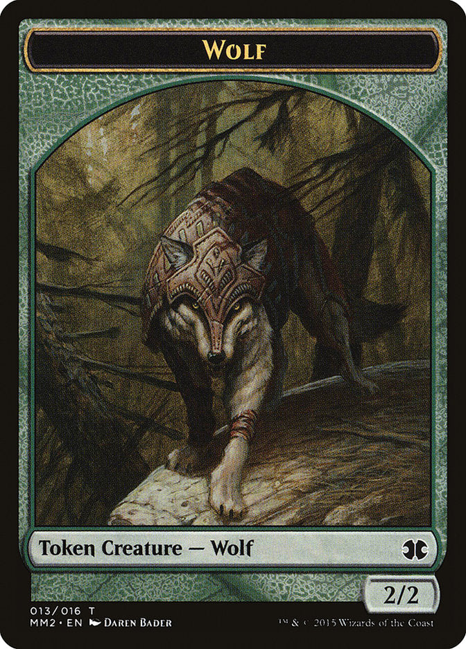 Wolf Token [Modern Masters 2015 Tokens] | GrognardGamesBatavia