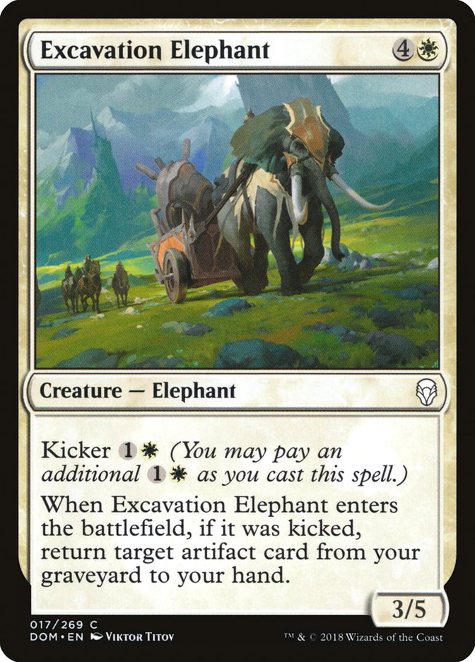 Excavation Elephant [Dominaria] | GrognardGamesBatavia