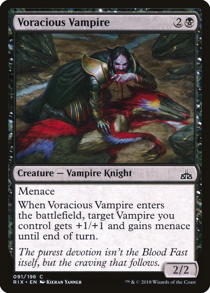 Voracious Vampire [Rivals of Ixalan] | GrognardGamesBatavia