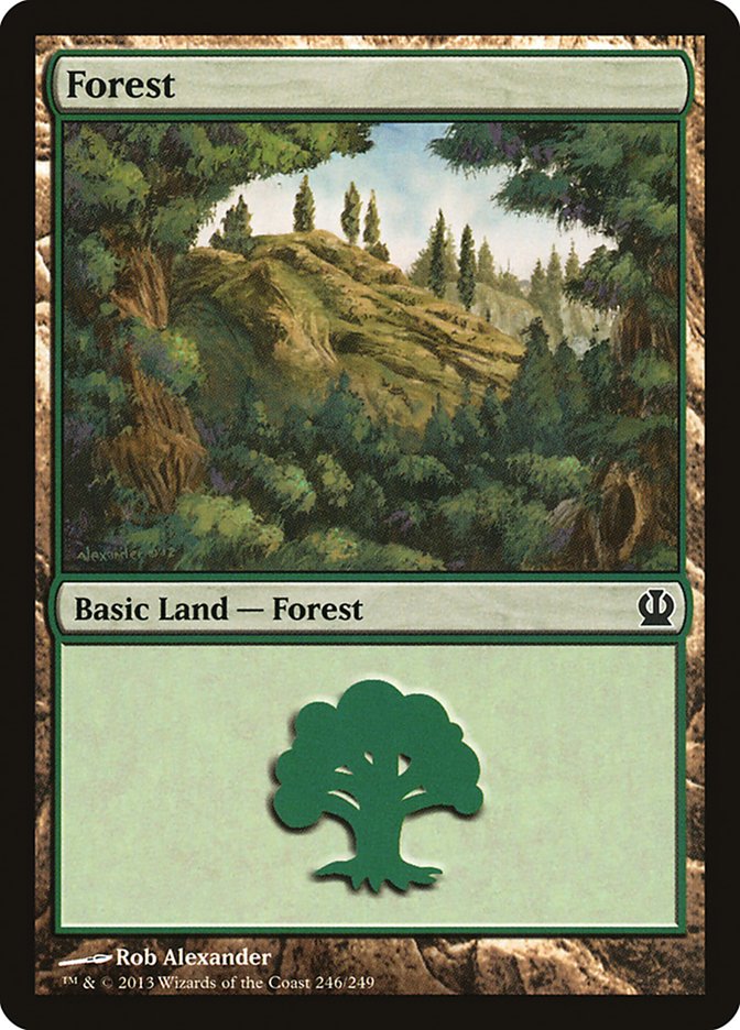 Forest (246) [Theros] | GrognardGamesBatavia