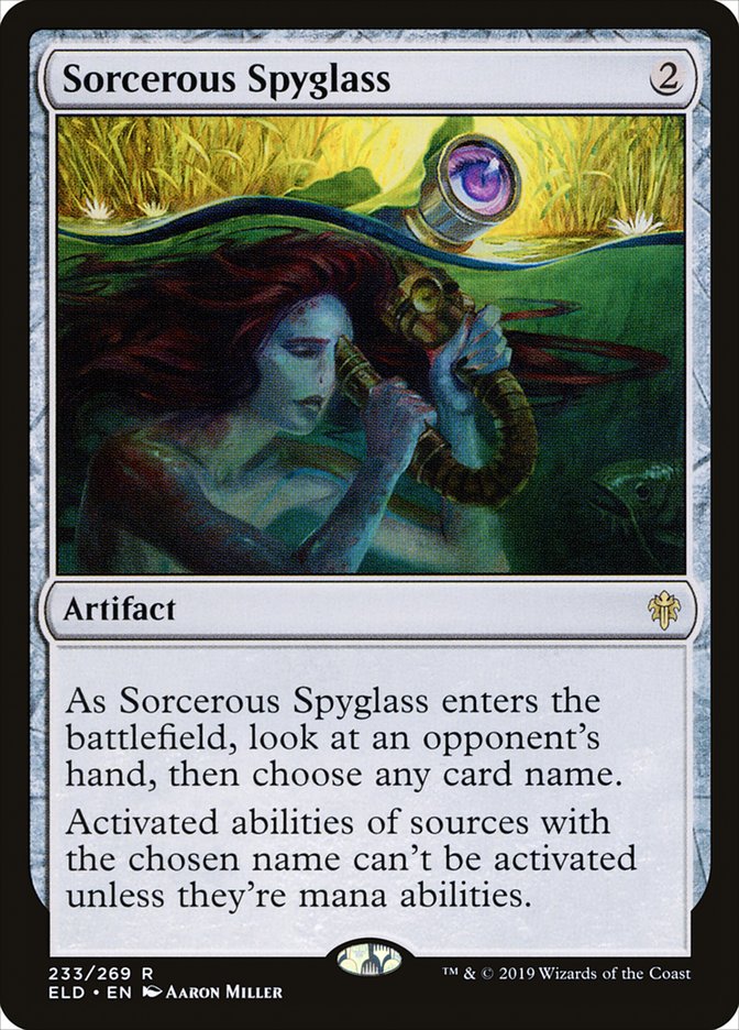 Sorcerous Spyglass [Throne of Eldraine] | GrognardGamesBatavia