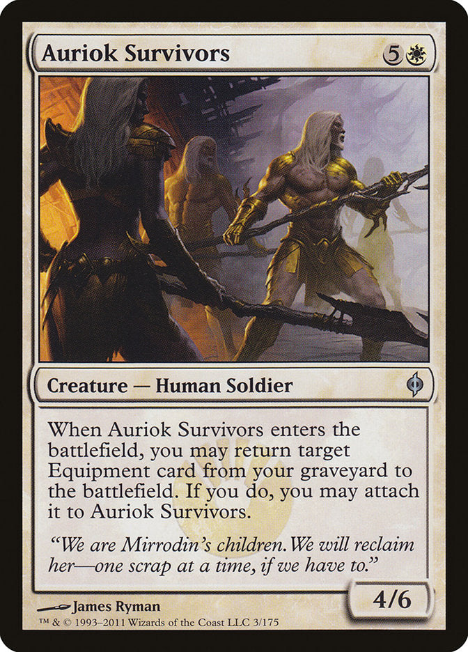 Auriok Survivors [New Phyrexia] | GrognardGamesBatavia