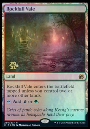 Rockfall Vale [Innistrad: Midnight Hunt Prerelease Promos] | GrognardGamesBatavia