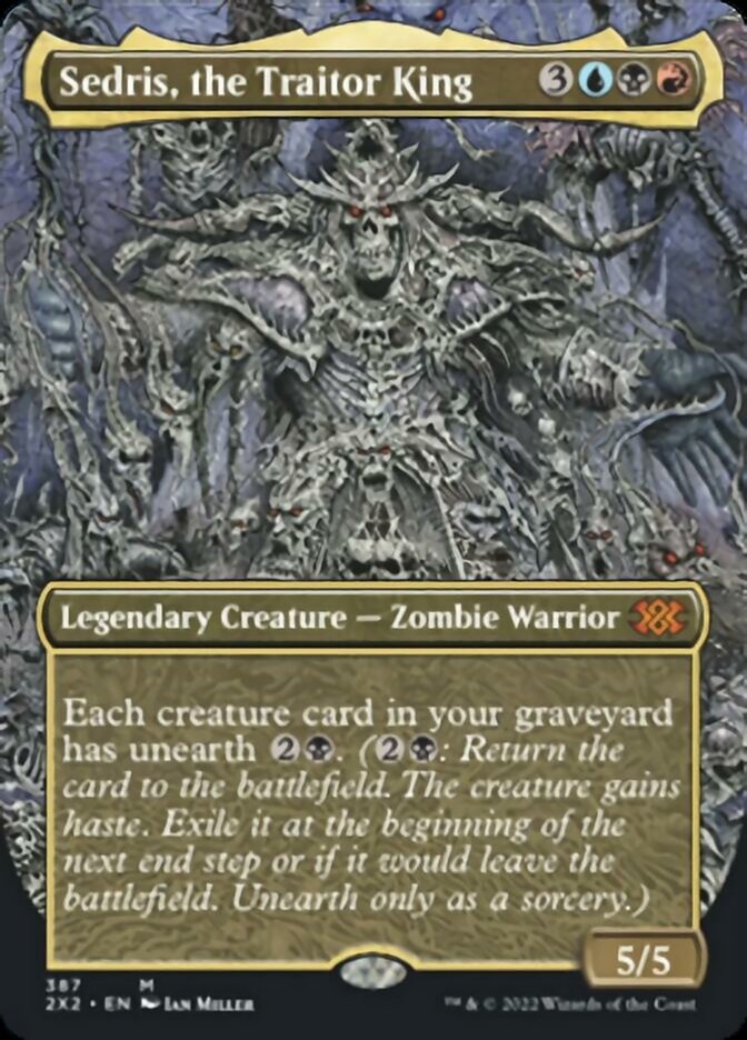 Sedris, the Traitor King (Borderless Alternate Art) [Double Masters 2022] | GrognardGamesBatavia