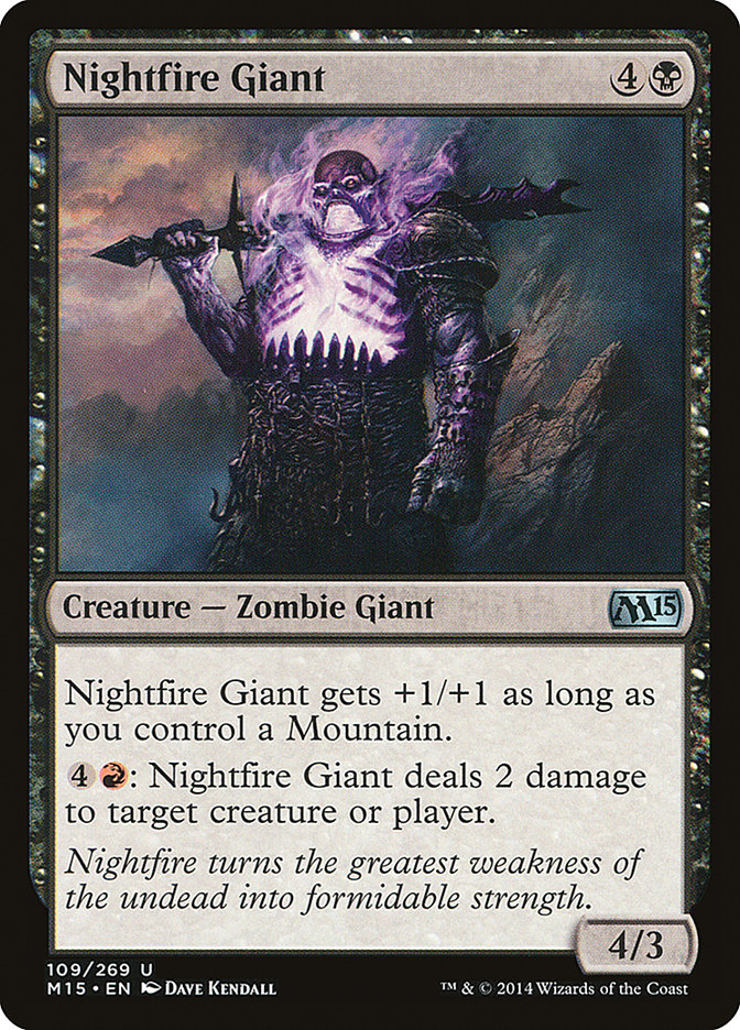 Nightfire Giant [Magic 2015] | GrognardGamesBatavia