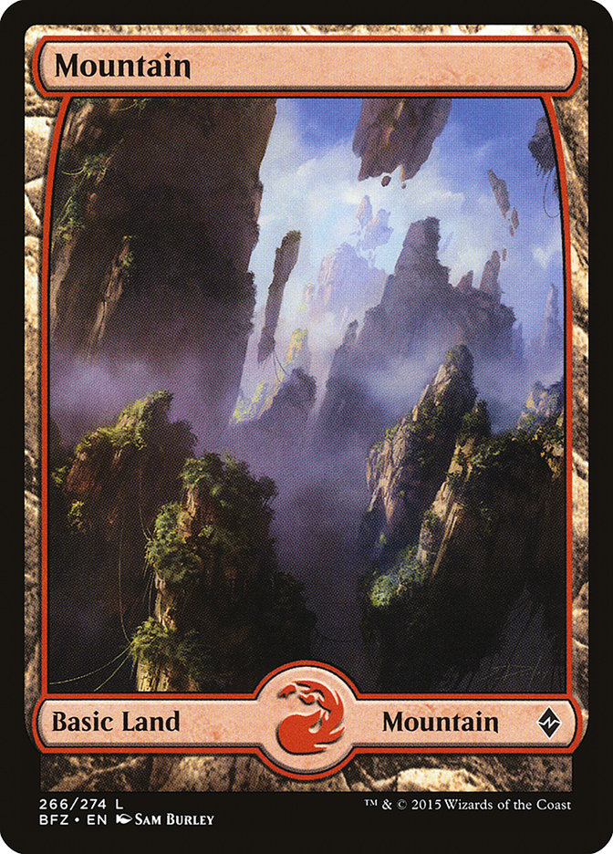 Mountain (266) [Battle for Zendikar] | GrognardGamesBatavia