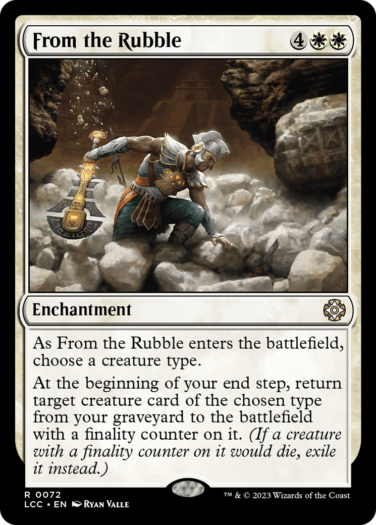 From the Rubble [The Lost Caverns of Ixalan Commander] | GrognardGamesBatavia