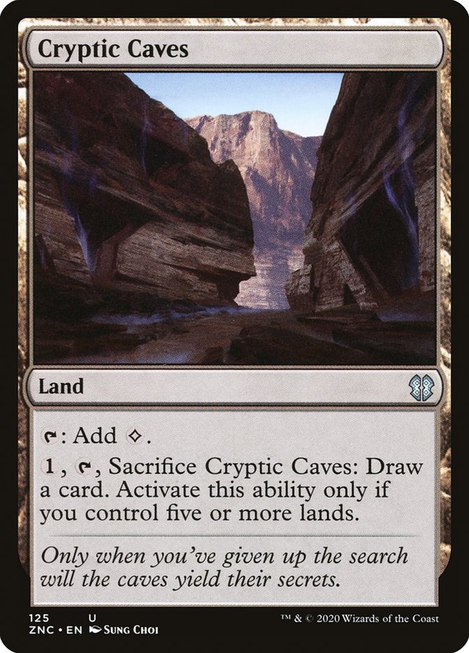 Cryptic Caves [Zendikar Rising Commander] | GrognardGamesBatavia