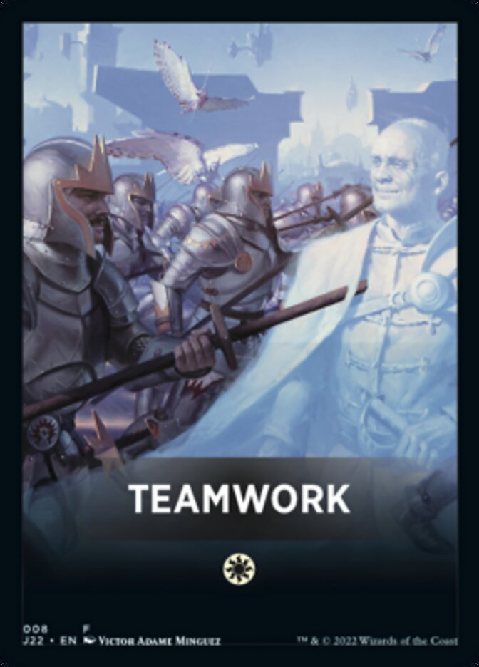 Teamwork Theme Card [Jumpstart 2022 Front Cards] | GrognardGamesBatavia