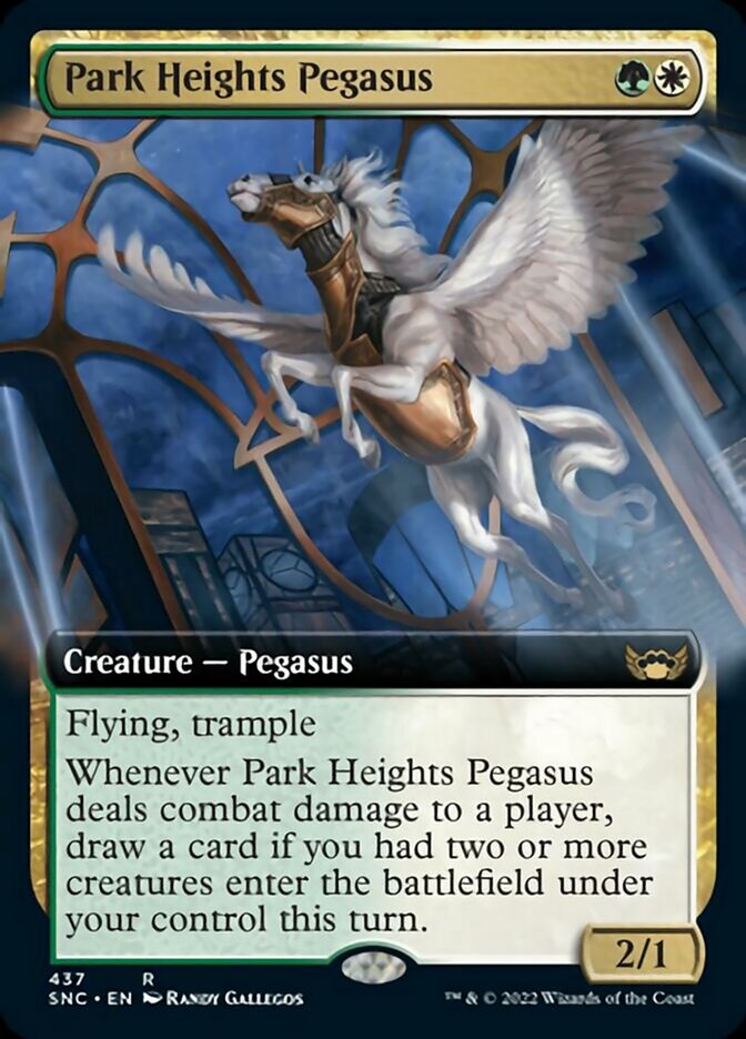 Park Heights Pegasus (Extended Art) [Streets of New Capenna] | GrognardGamesBatavia