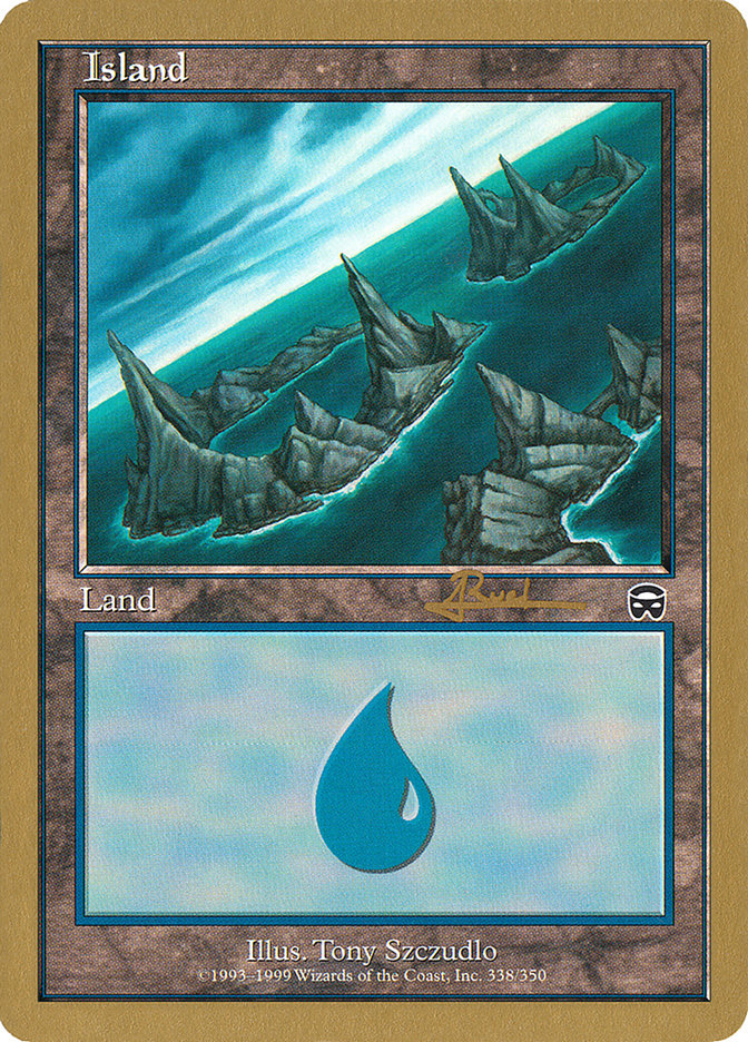 Island (ar338) (Antoine Ruel) [World Championship Decks 2001] | GrognardGamesBatavia