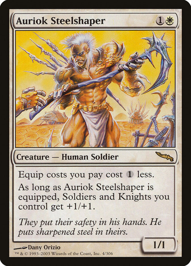 Auriok Steelshaper [Mirrodin] | GrognardGamesBatavia