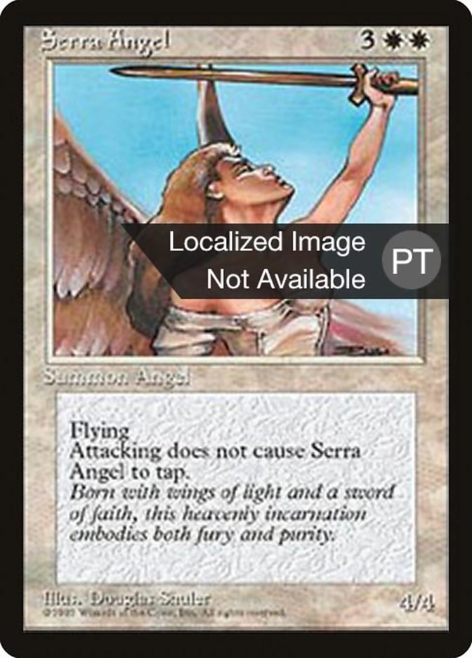 Serra Angel [Fourth Edition (Foreign Black Border)] | GrognardGamesBatavia