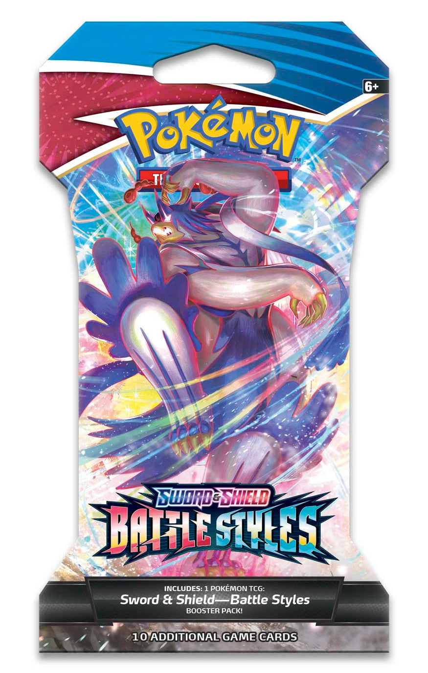 Sword & Shield: Battle Styles - Sleeved Booster Pack (Single Strike Urshifu V) | GrognardGamesBatavia