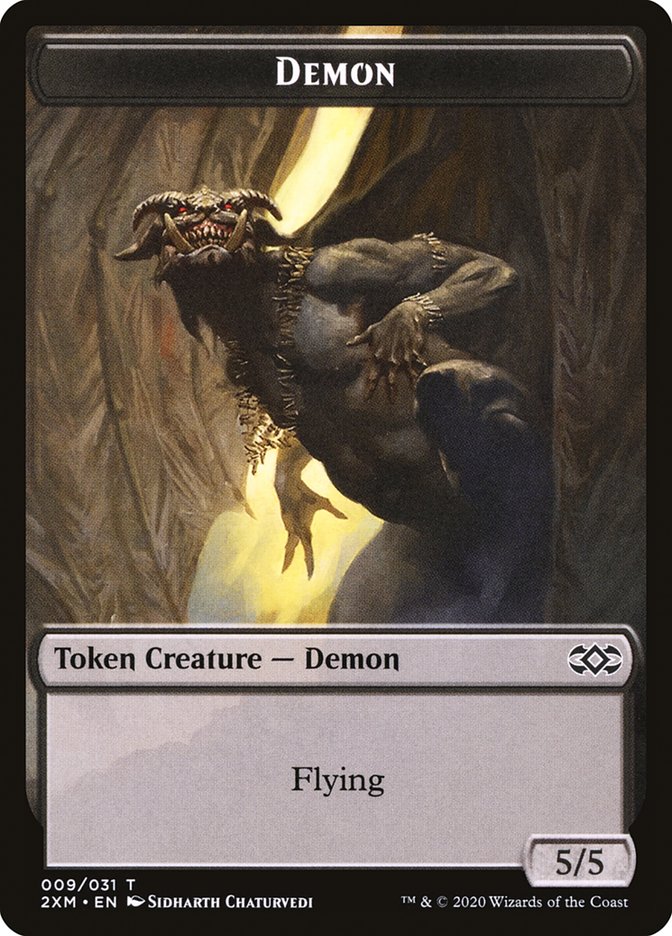 Demon Token [Double Masters Tokens] | GrognardGamesBatavia