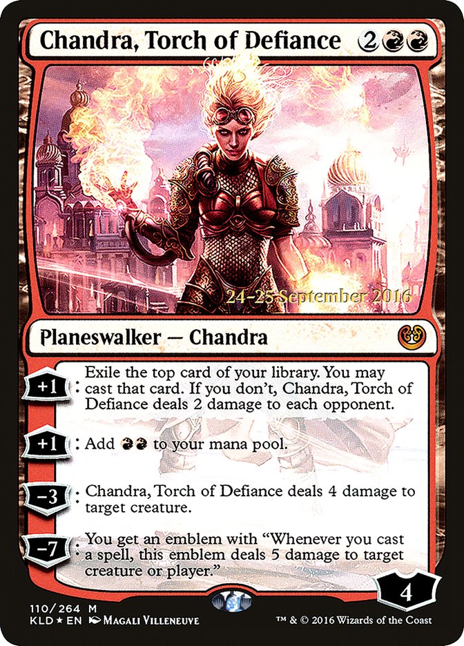 Chandra, Torch of Defiance [Kaladesh Prerelease Promos] | GrognardGamesBatavia