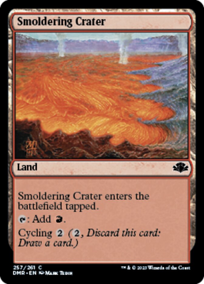 Smoldering Crater [Dominaria Remastered] | GrognardGamesBatavia