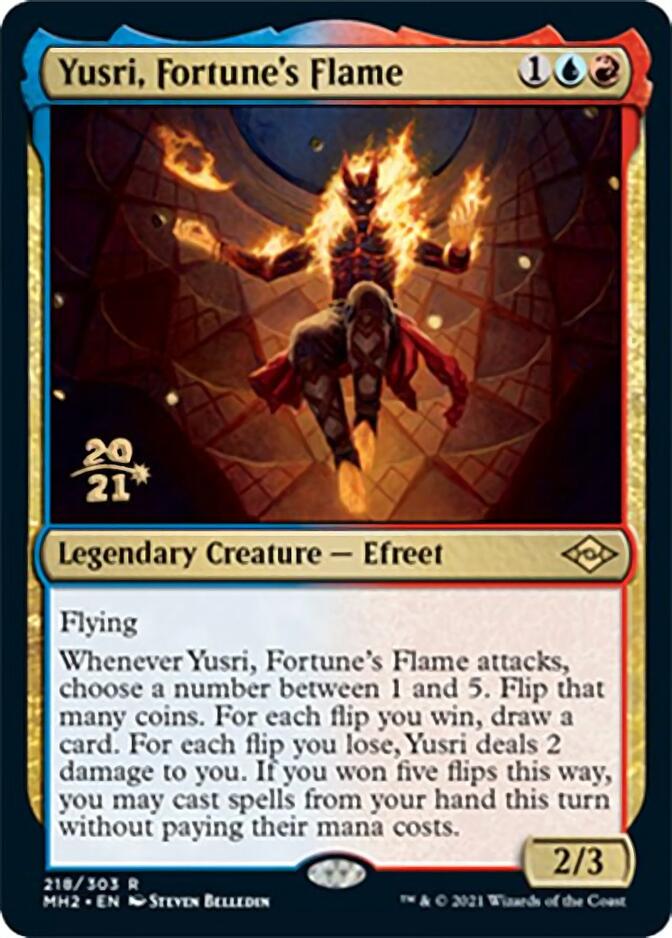 Yusri, Fortune's Flame [Modern Horizons 2 Prerelease Promos] | GrognardGamesBatavia