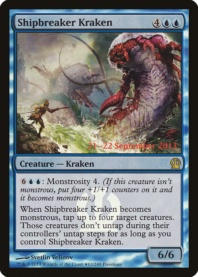 Shipbreaker Kraken [Theros Prerelease Promos] | GrognardGamesBatavia