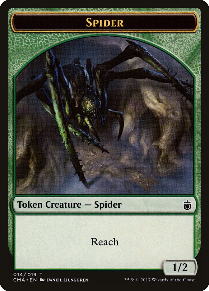 Spider Token [Commander Anthology Tokens] | GrognardGamesBatavia